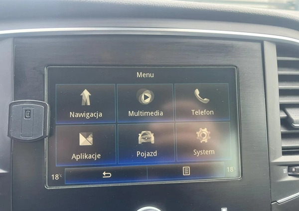 Renault Megane cena 39999 przebieg: 69889, rok produkcji 2016 z Działdowo małe 46